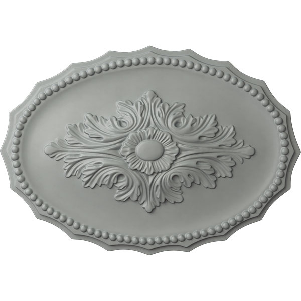 Oval Ceiling Medallions - Large, Art Deco, and Chandelier Medallions