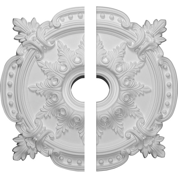 Two Piece Ceiling Medallions - Split, Art Deco, Modern, and Large Ceiling Medallions